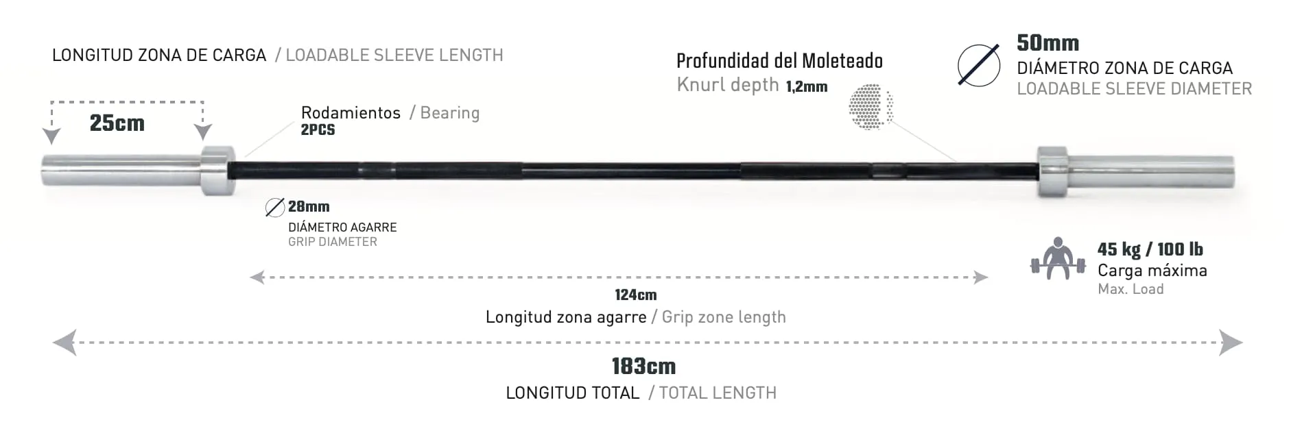 Barra técnica 10 kg Ruster 9 Barra-tecnica-10kg-ruster-Iberian-Sportech