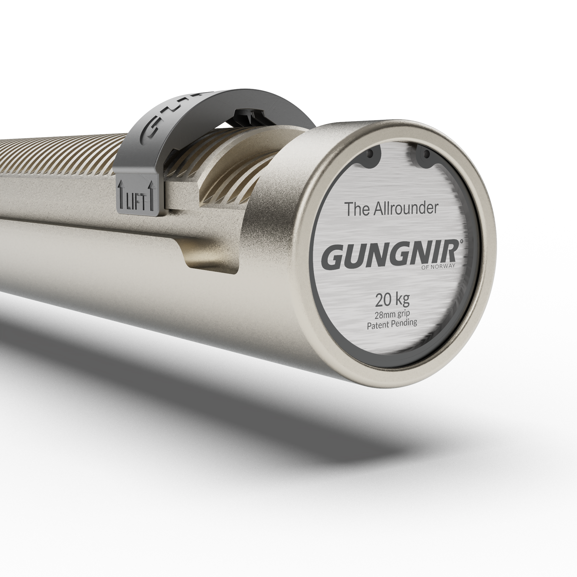 GUNGNIR - OLYMPIC BARBELL 20 KG 2 GUNGNIR - OLYMPIC BARBELL 20 KG