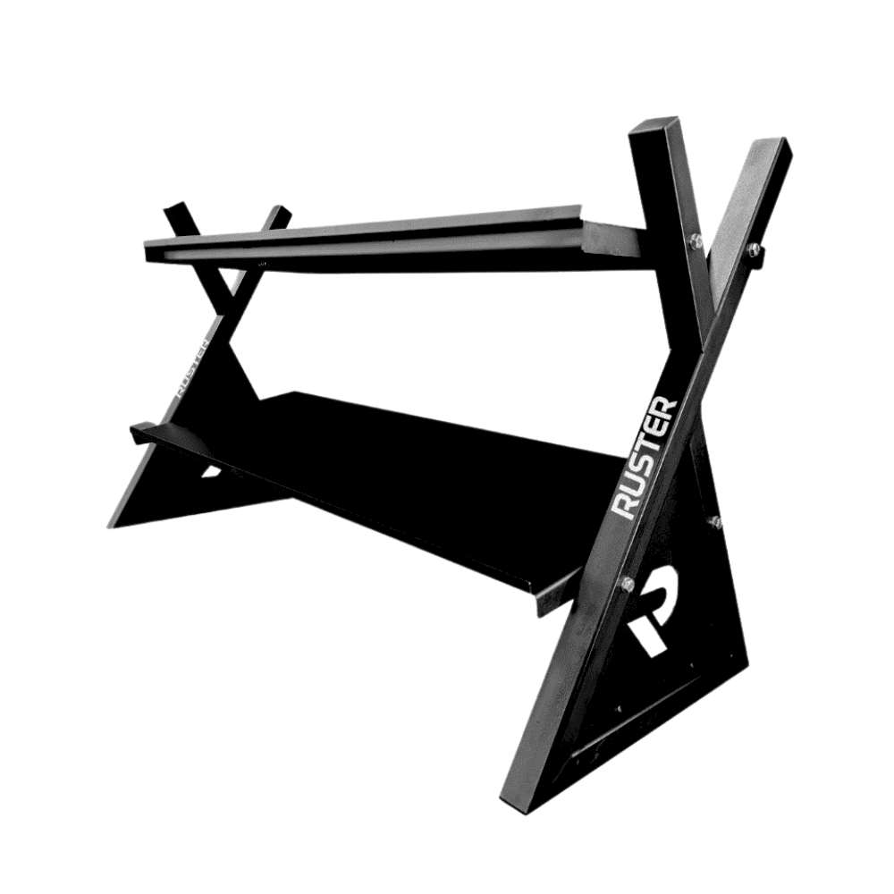 Rack Mancuernas Hexagonales/Kettlebells 2 Rack mancuernas Ruster Iberian Sportech