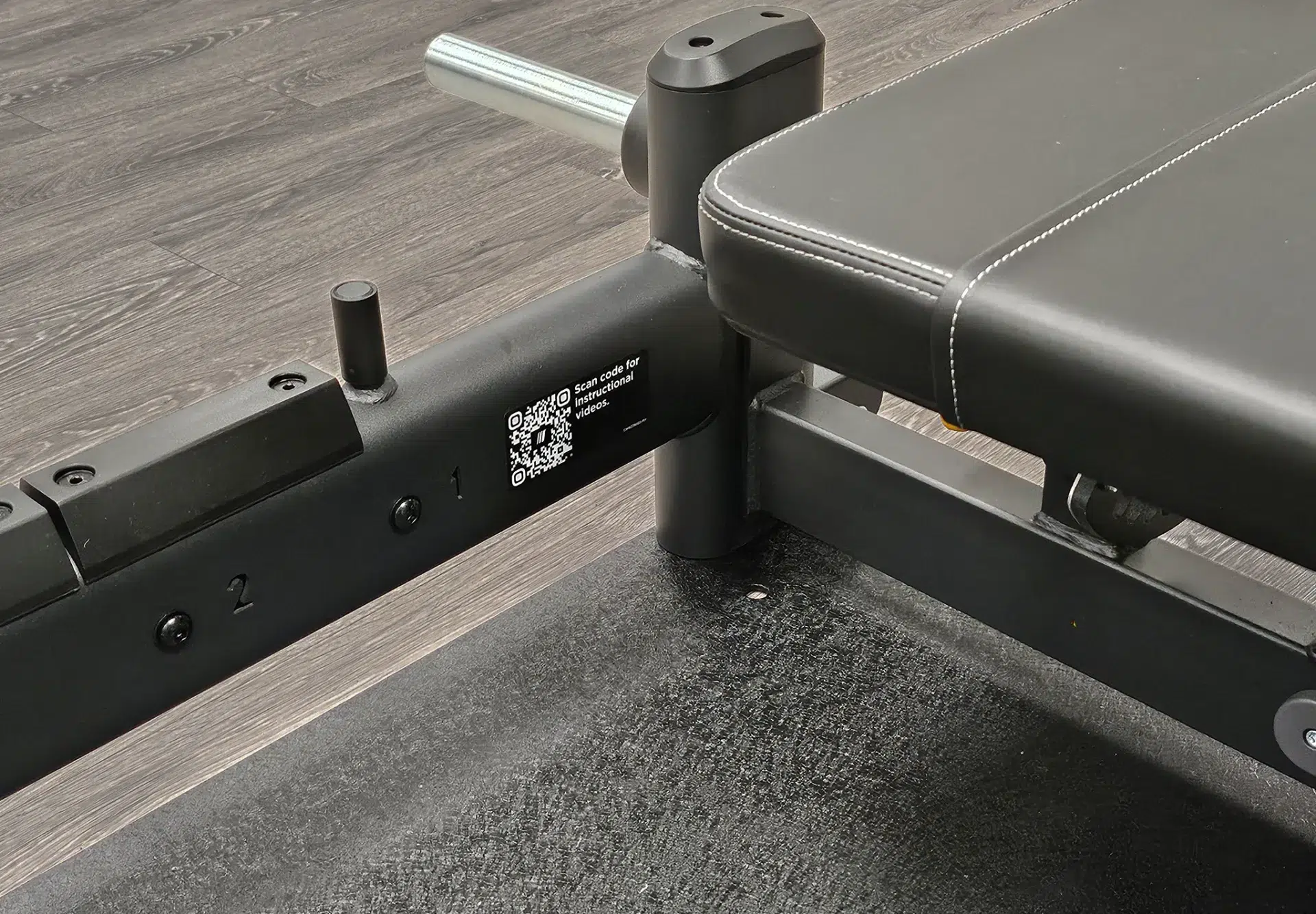 Glute Bridge Bench 3 GLUTE BRIDGE BENCH plano detalle Iberian Sportech